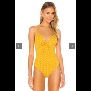 Revolve Bodysuit in Golden Yellow
Tularosa